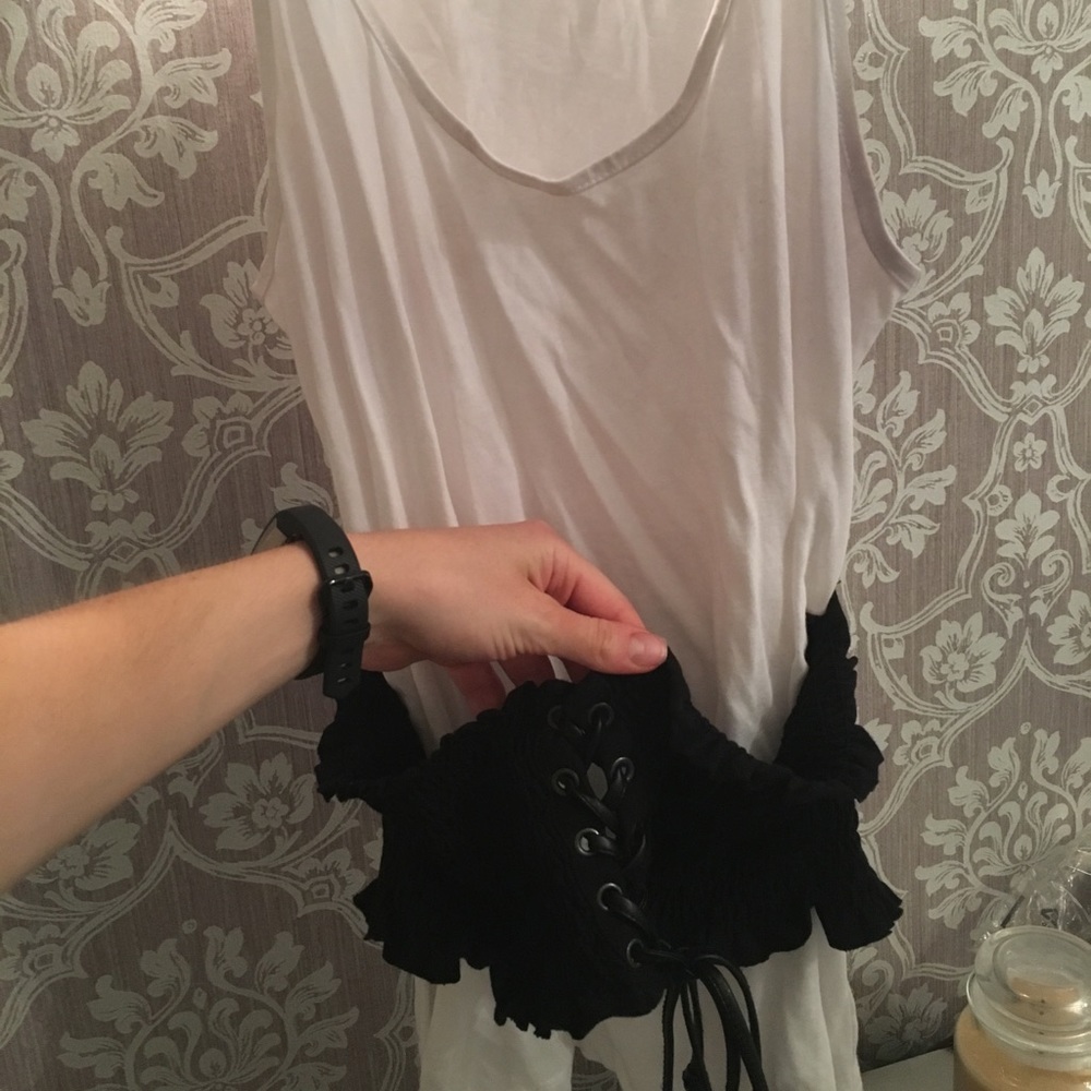 Cute belt tank